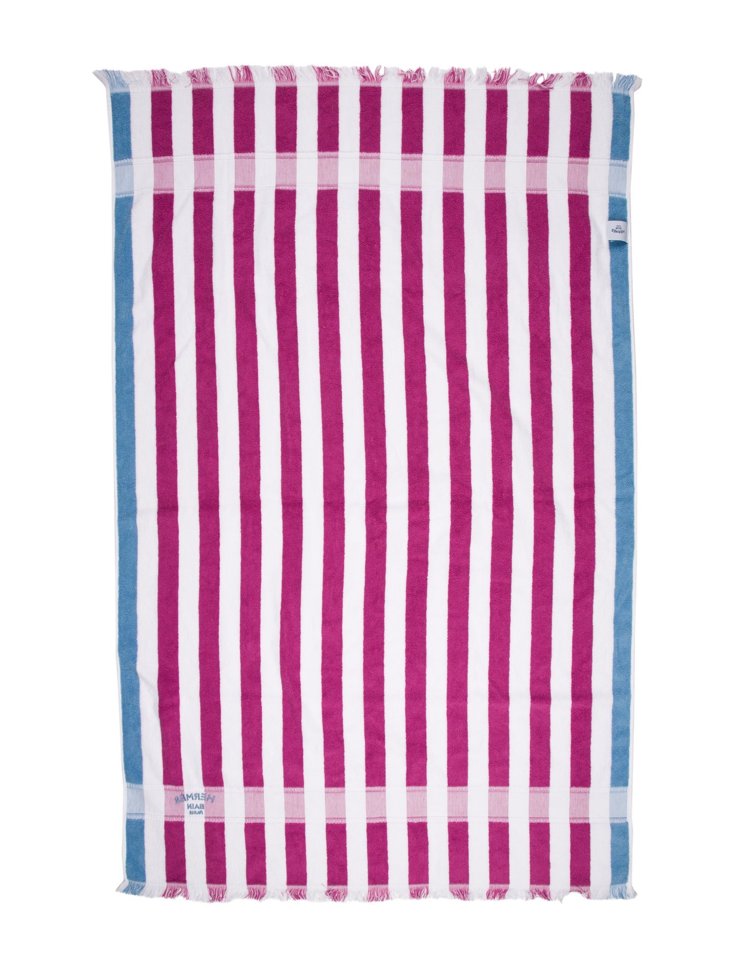 Hermès Small Yachting Rayé Beach Towel