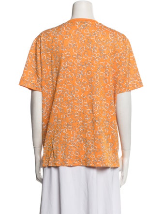 Hermès Printed Crew Neck T-Shirt
