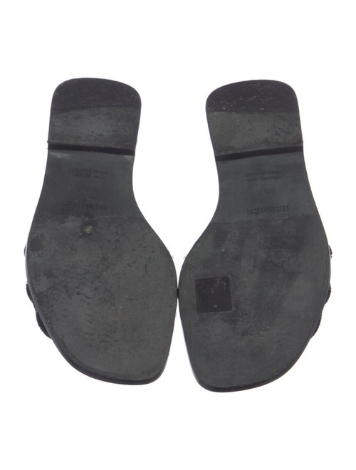 Hermès Oran Suede Slides