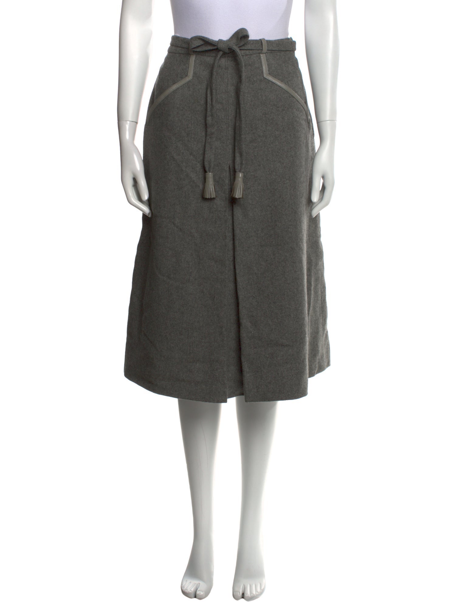 Hermès Wool Knee-Length Skirt