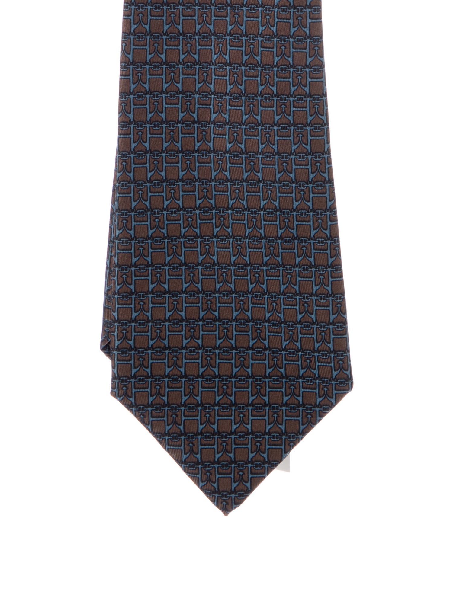 Hermès Silk Patterned Tie