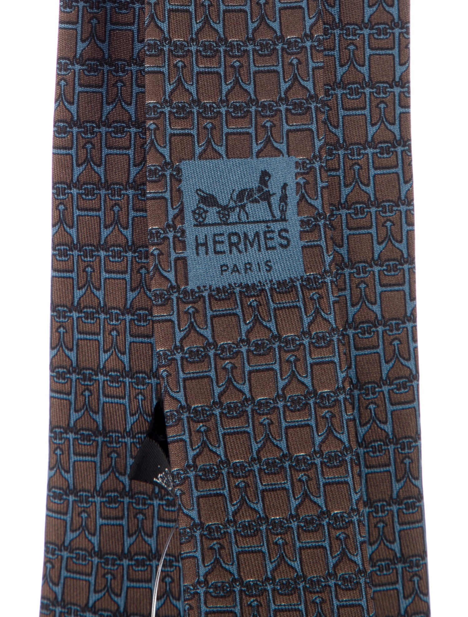 Hermès Silk Patterned Tie
