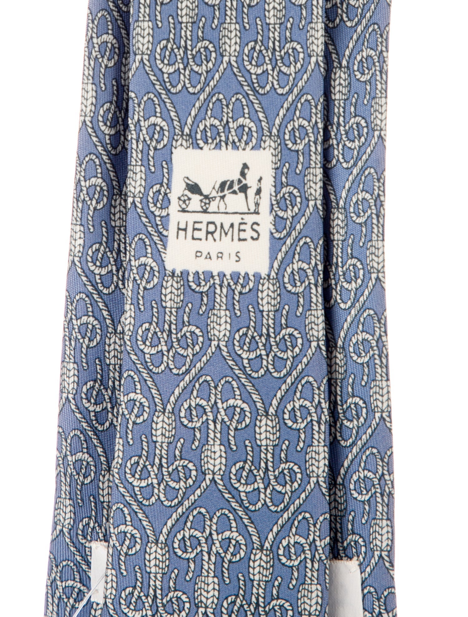 Hermès Silk Patterned Tie