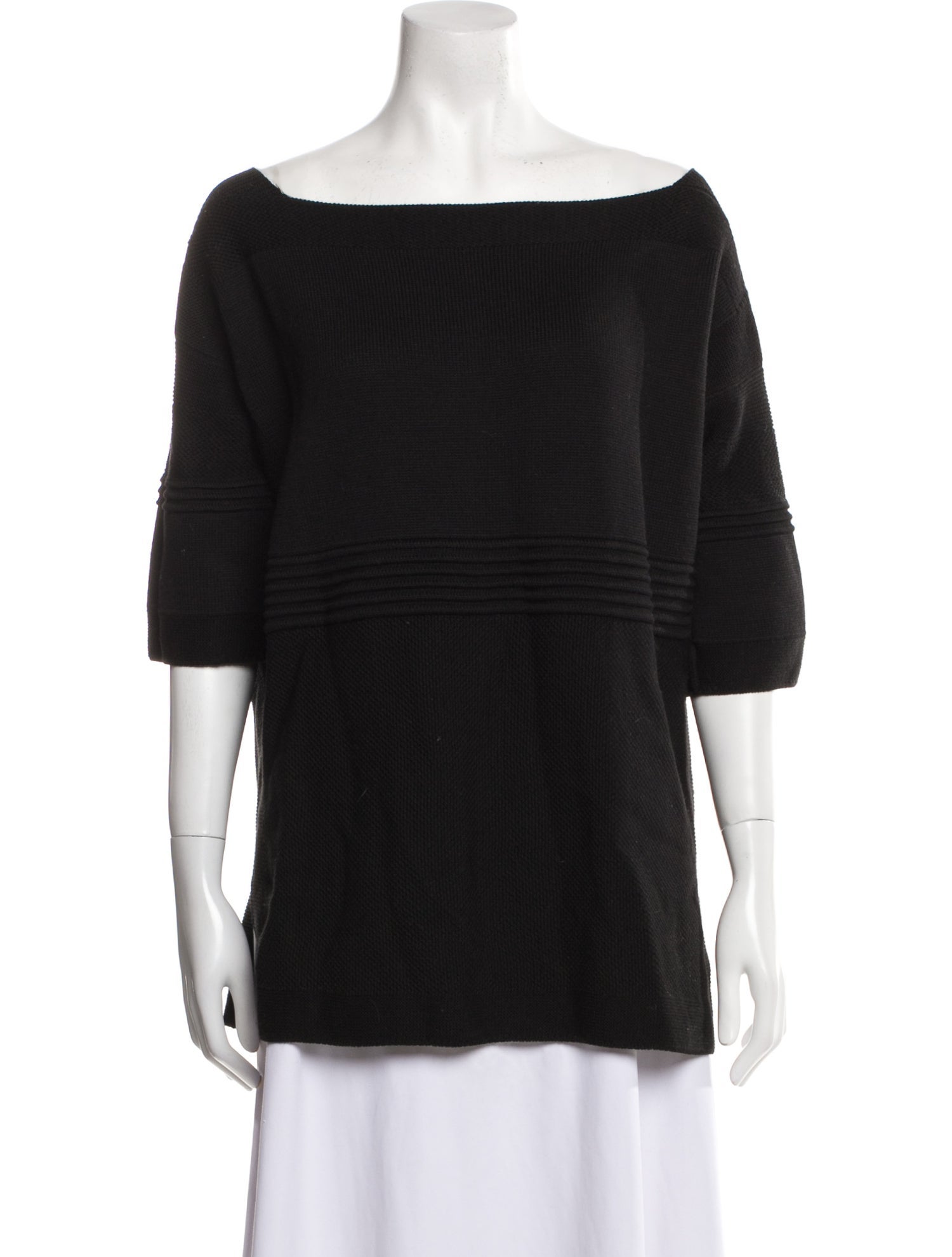 Hermès Virgin Wool Off-The-Shoulder Sweater