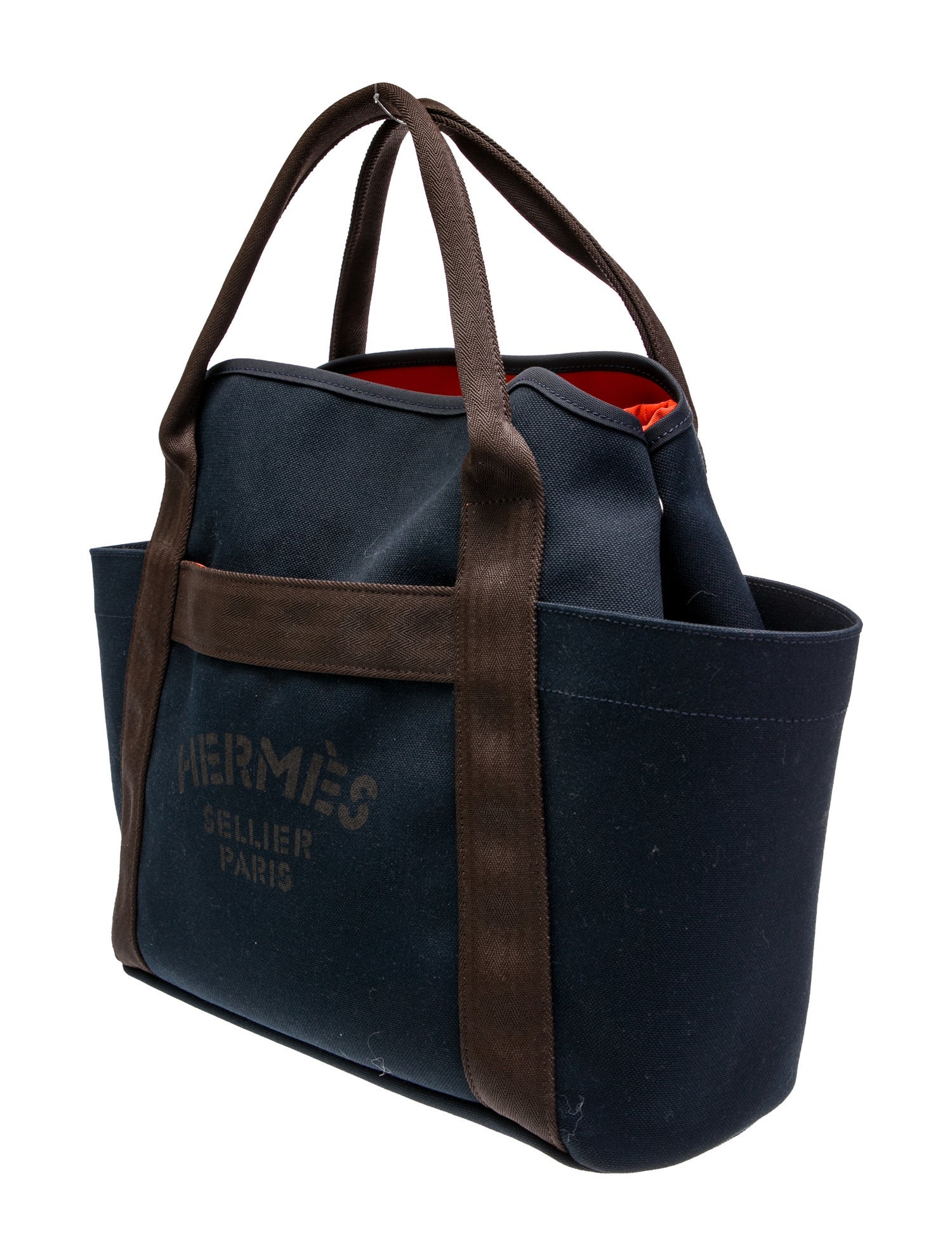 Hermès Toile Sac De Pansage Grooming Bag