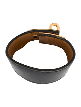 Hermès Kelly Dog Leather Wrap Bracelet