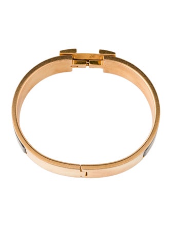 Hermès Clic Clac H Enamel Bracelet