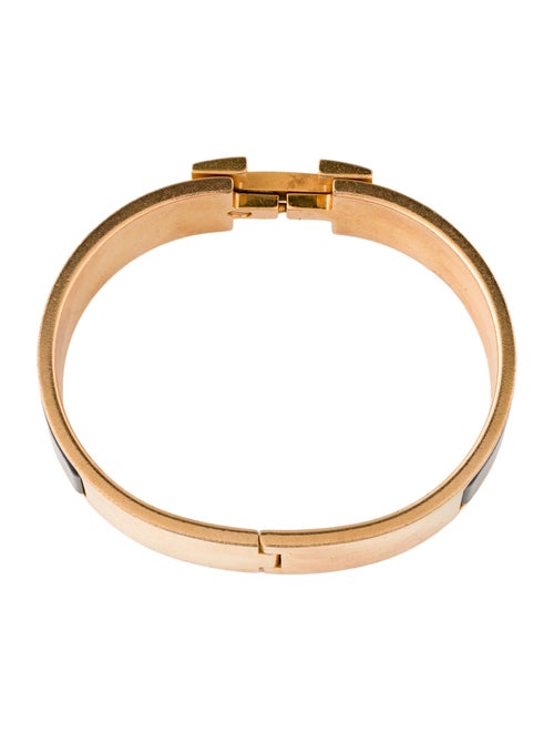Hermès Clic Clac H Enamel Bracelet