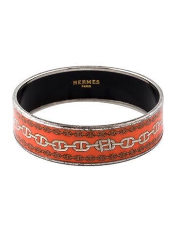 Hermès Bangle Wide Enamel Bracelet