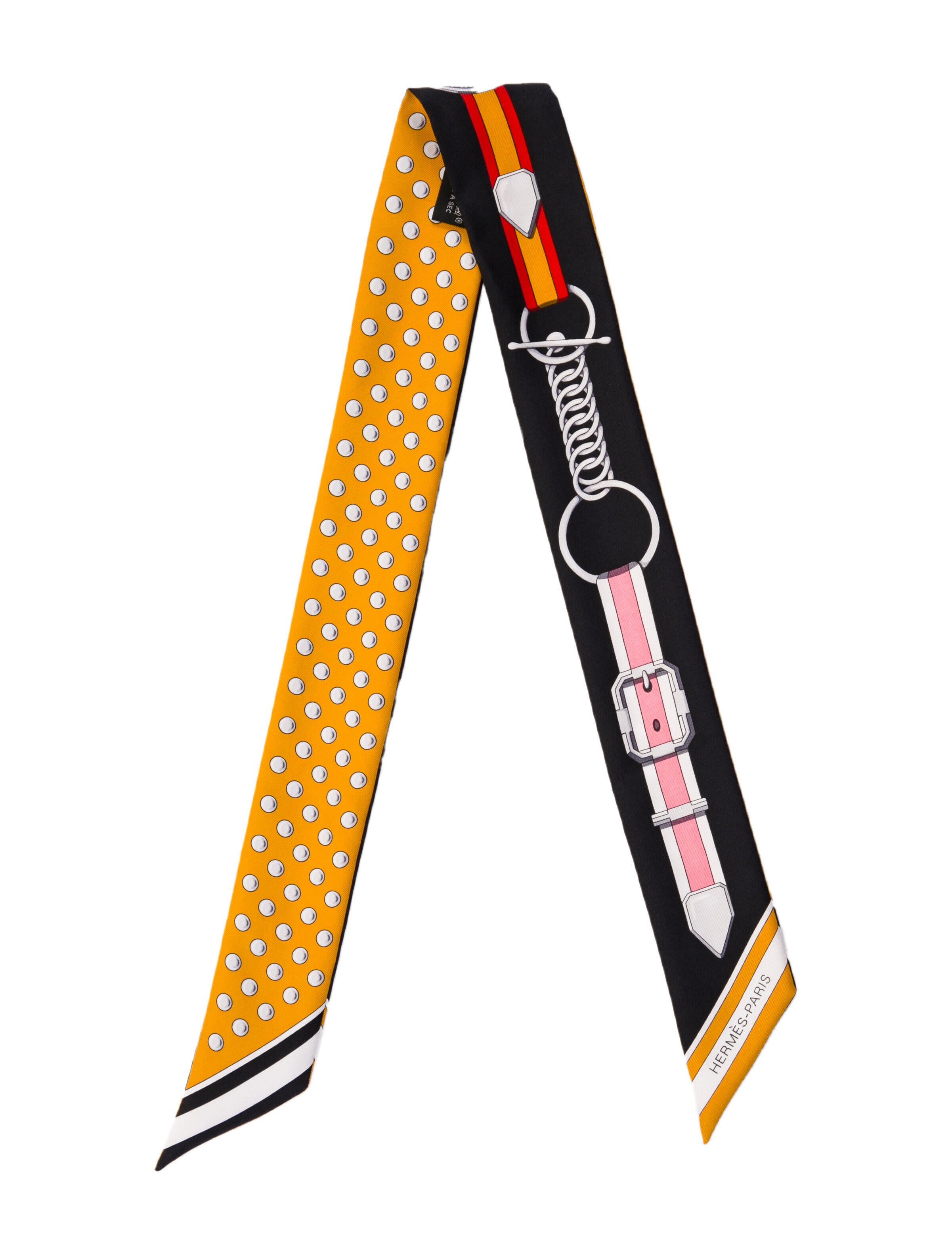 Hermès Grand Tralala Silk Twilly Scarf