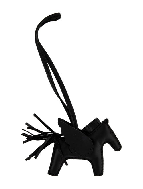Hermès So Black Pegase Rodeo Bag Charm PM