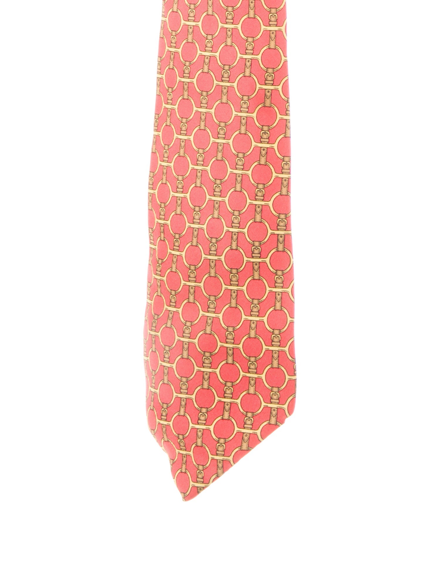 Hermès silk patterned tie