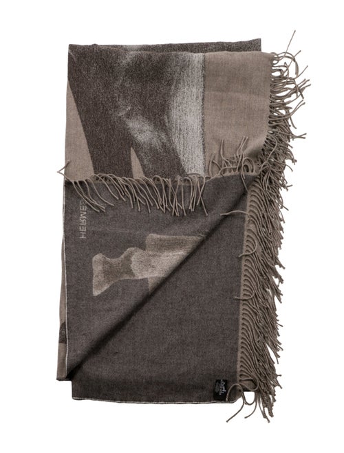 Hermès Cashmere Cheval Palomino Alezan Throw Blanket