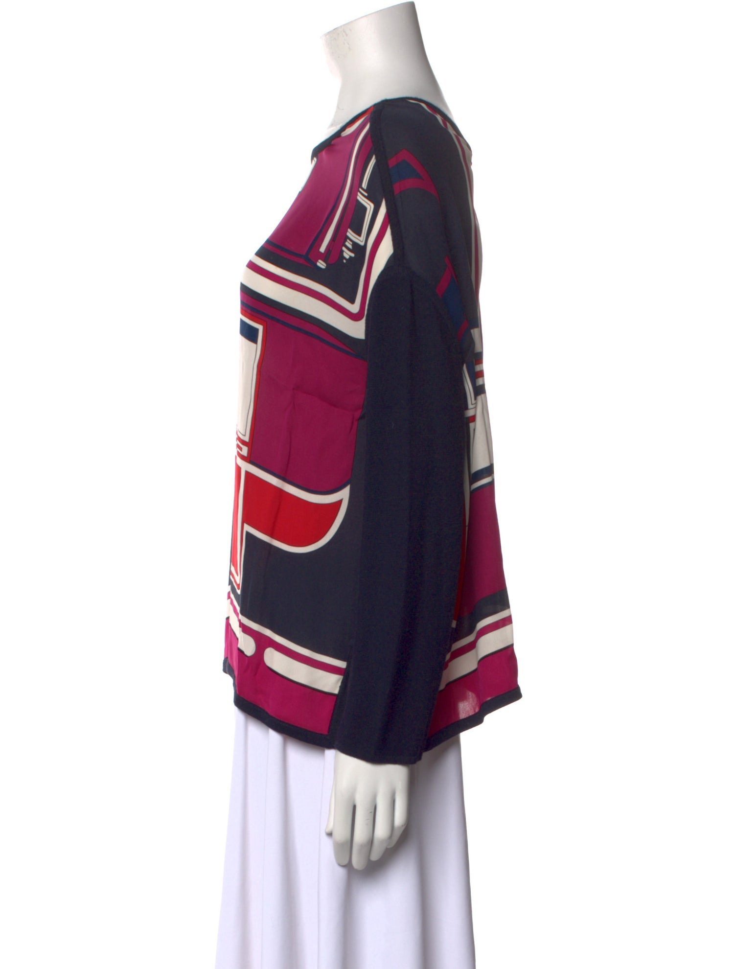 Hermès Silk Printed Sweatshirt