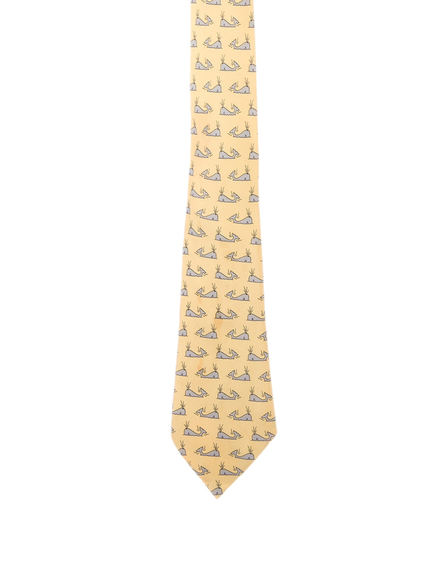 Hermès Silk Patterned Tie