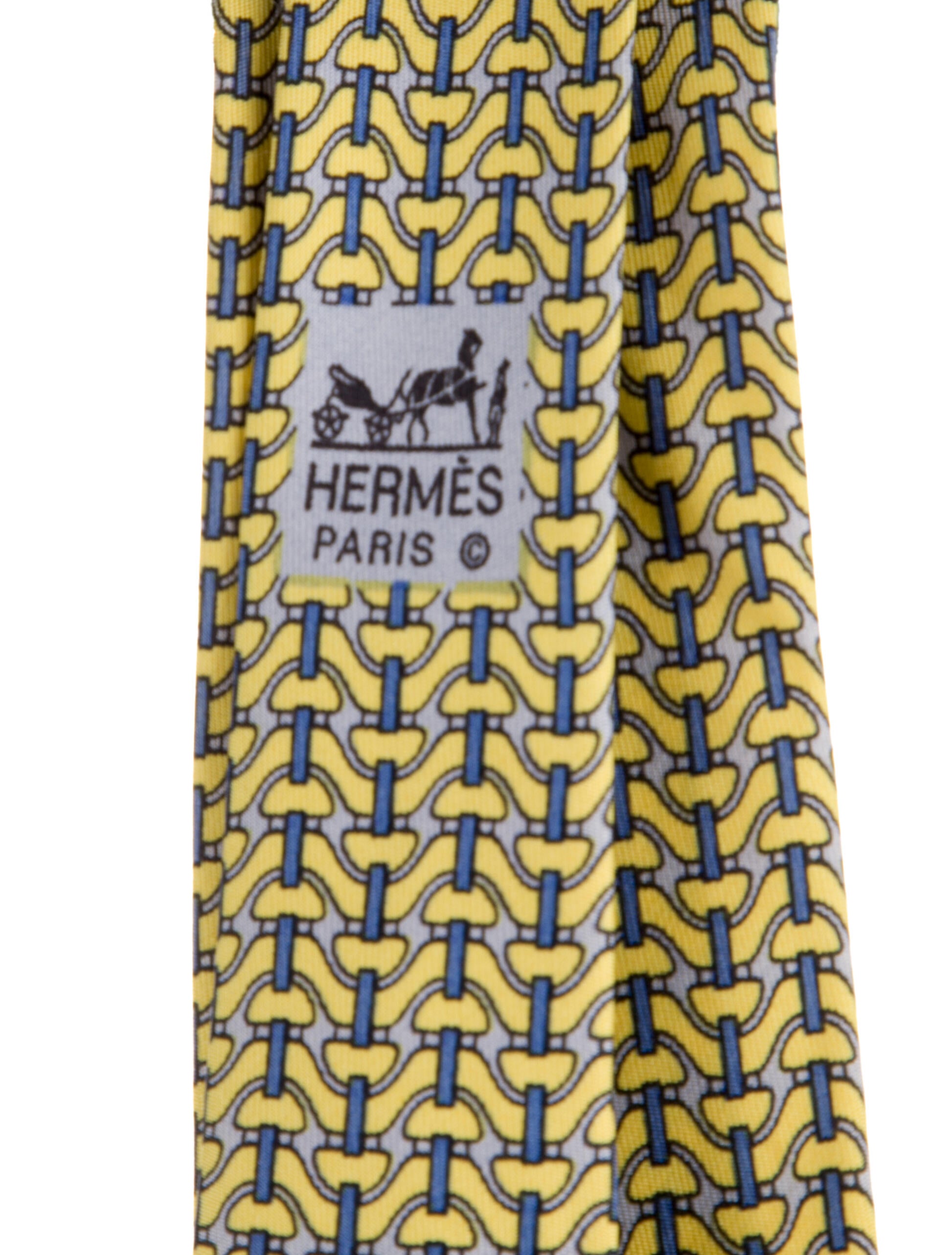 Hermès Silk Patterned Tie