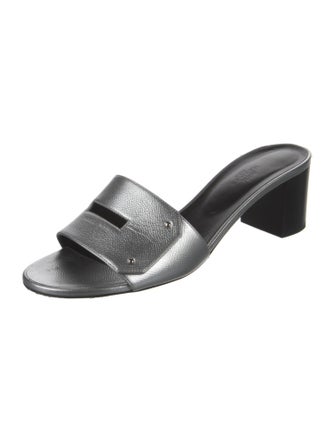 Hermès Very Leather Slides