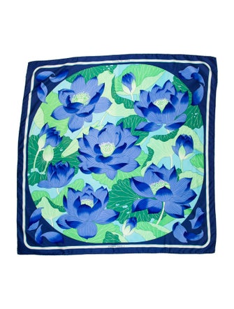 Hermès Fleur de Lotus Silk Scarf