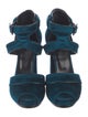Hermès Velvet Sandals