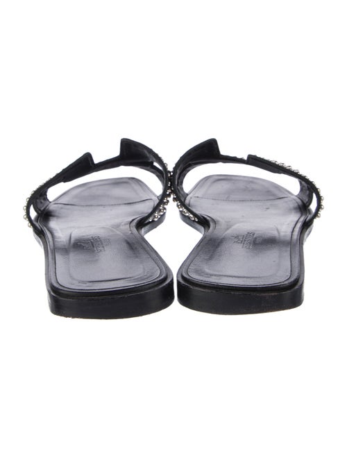 Hermès Oran Leather Slides
