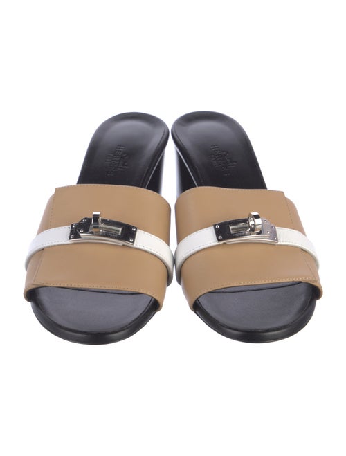 Hermès Leather Slides