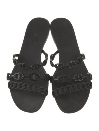 Hermès Rivage Chaîne d'Ancre Insignia Slides