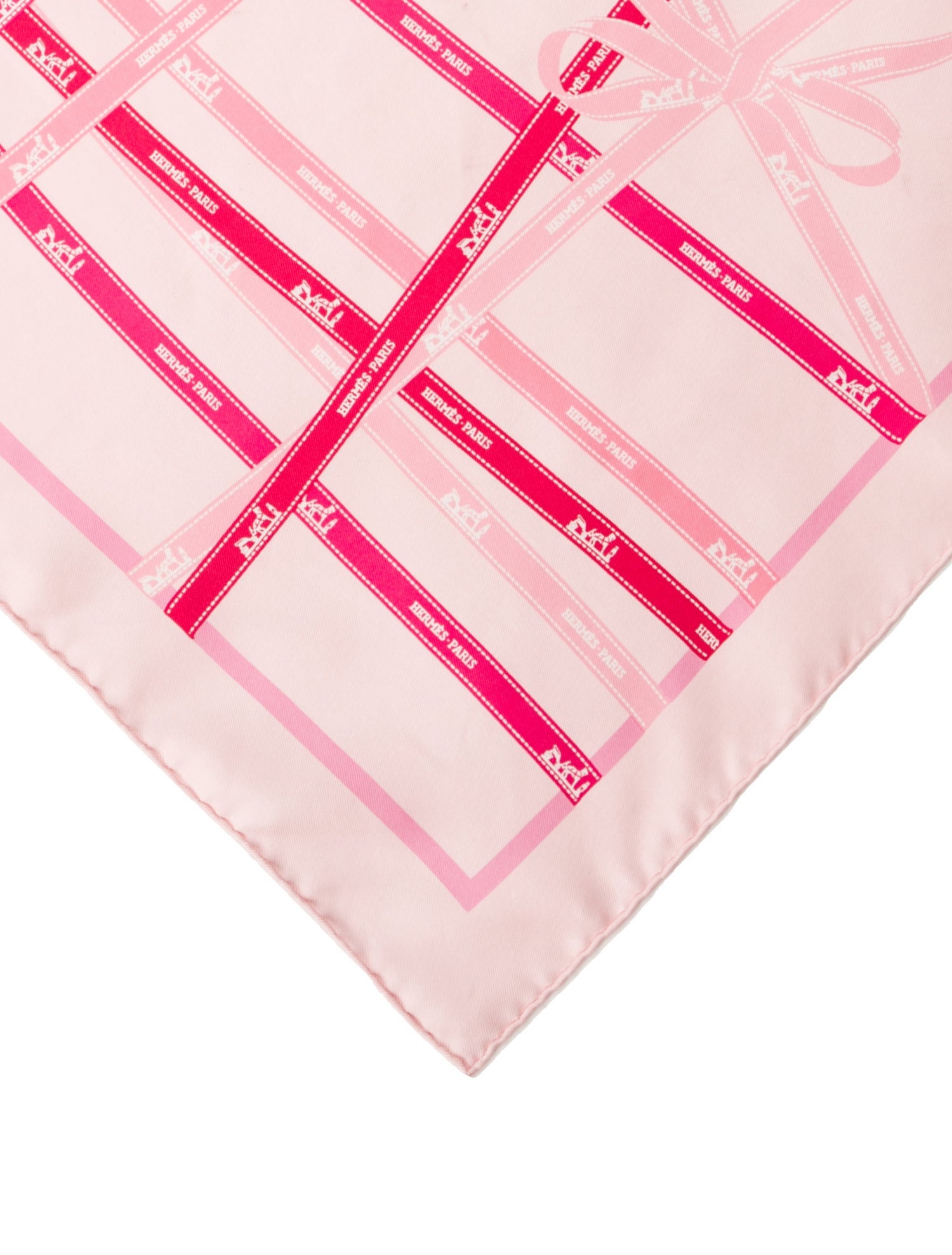 Hermès Pattern Printed Silk Pocket Square