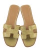 Hermès Oran Leather Slides
