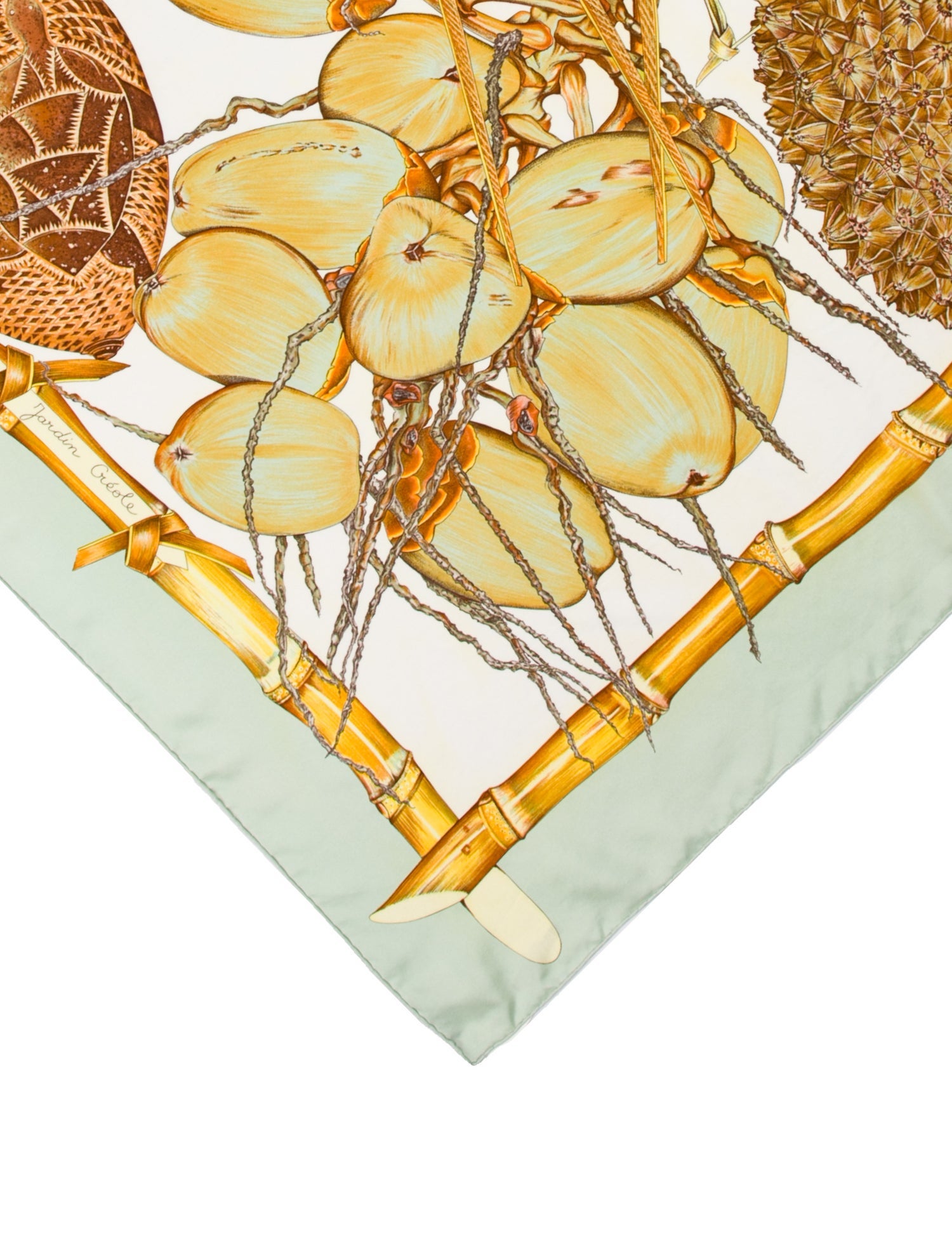 Hermès Jardin Creole Silk Scarf