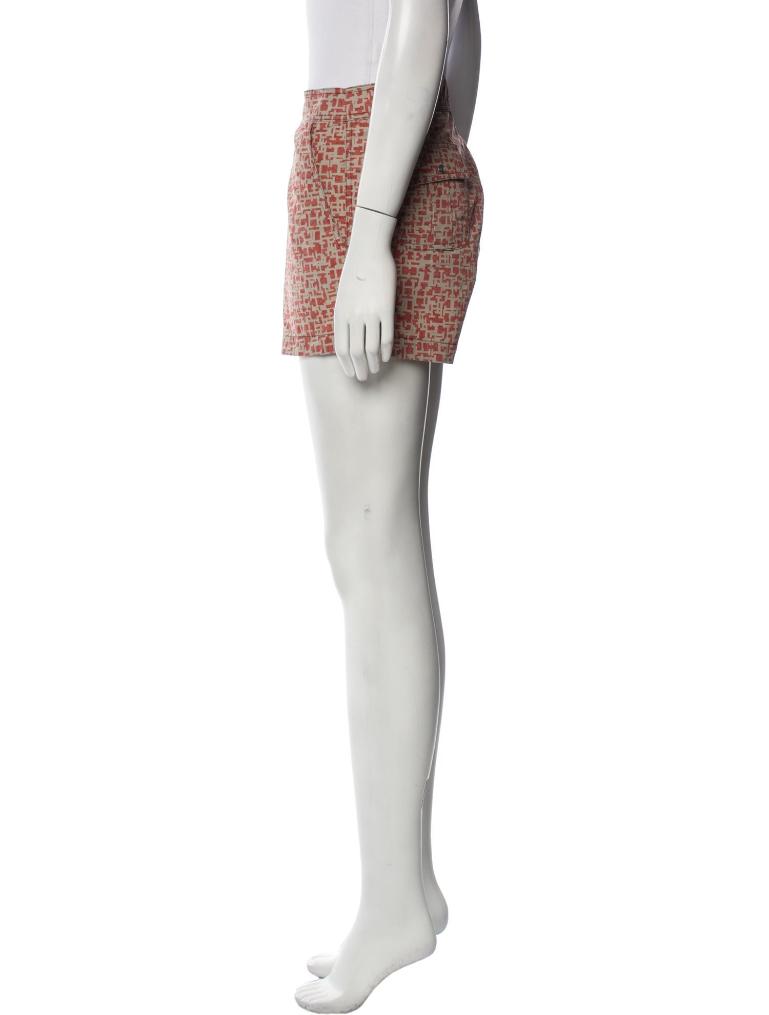 Hermès Printed Mini Shorts