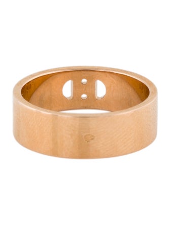 Hermès 18K Diamond H d'Ancre Ring, Small Model