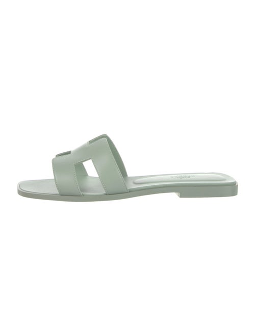 Hermès Oran Leather Slides