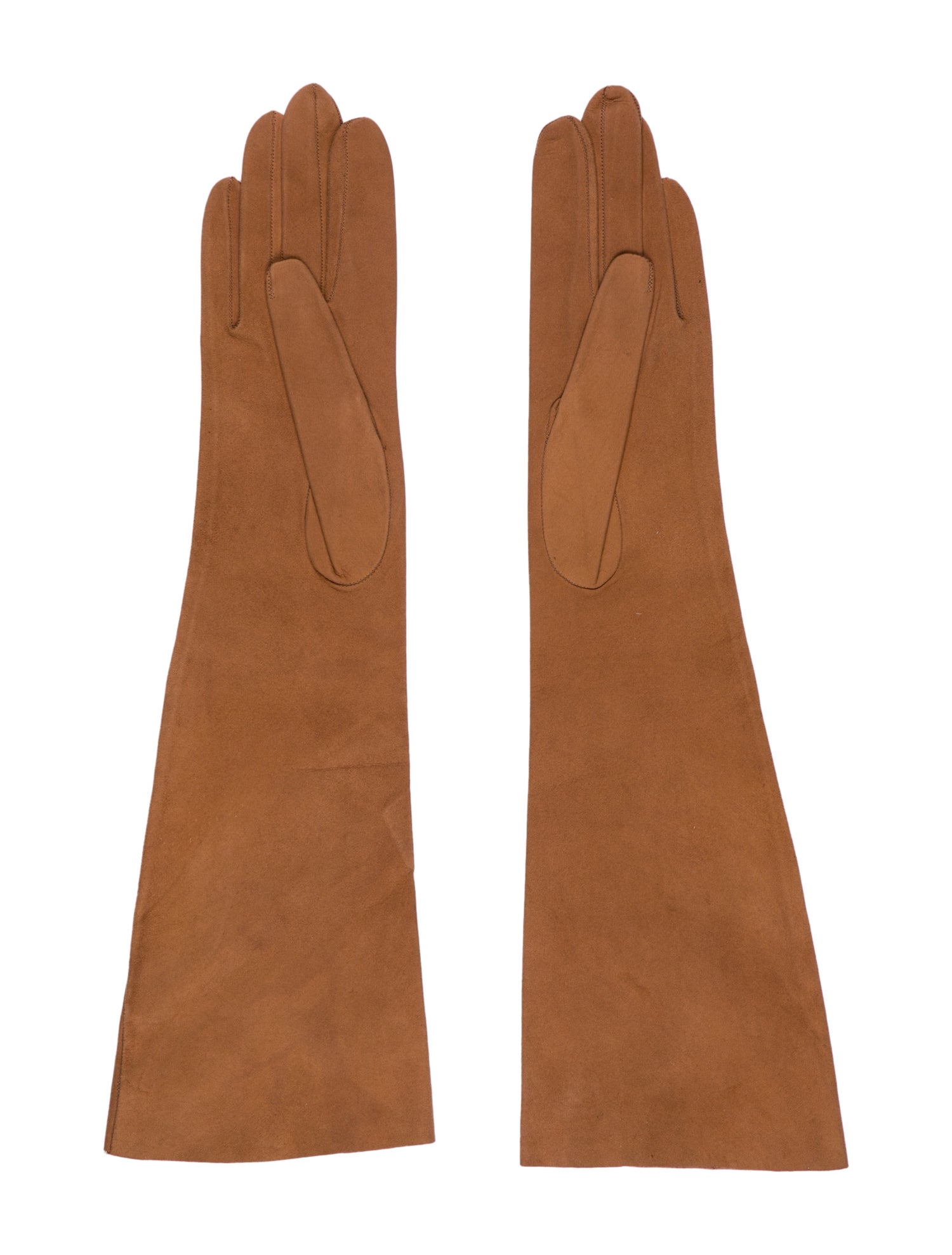 Hermès Long Suede Gloves