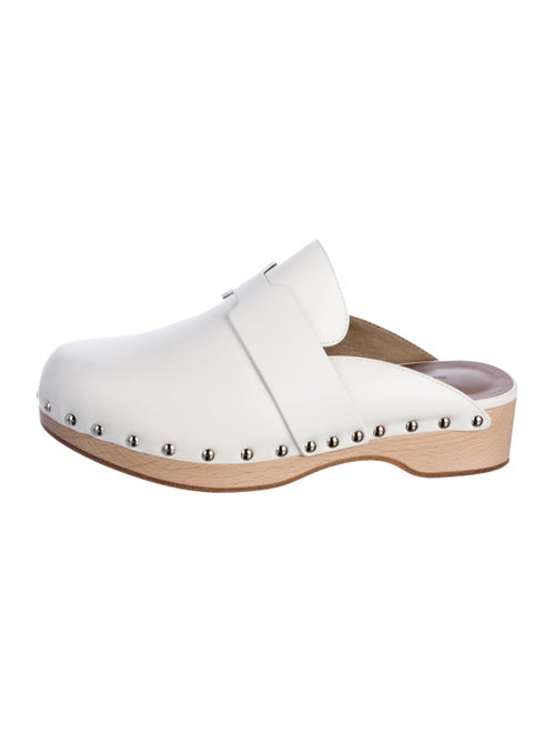 Hermès Calya Leather Mules