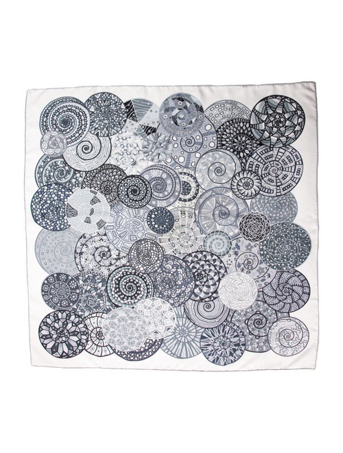 Hermès Rêves d'Escargots Silk Scarf