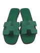 Hermès Oran Leather Slides