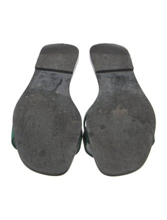 Hermès Oran Leather Slides