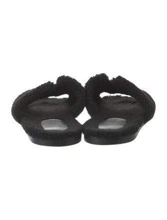 Hermès Izmir Shearling Slides