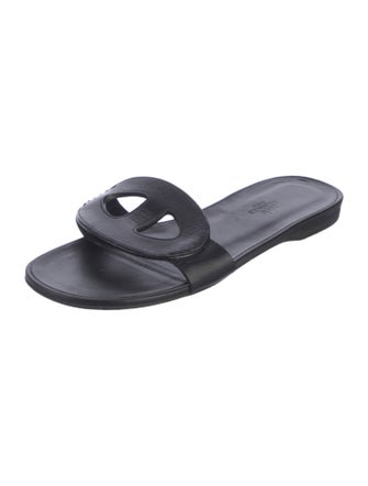 Hermès Lisboa Leather Slides