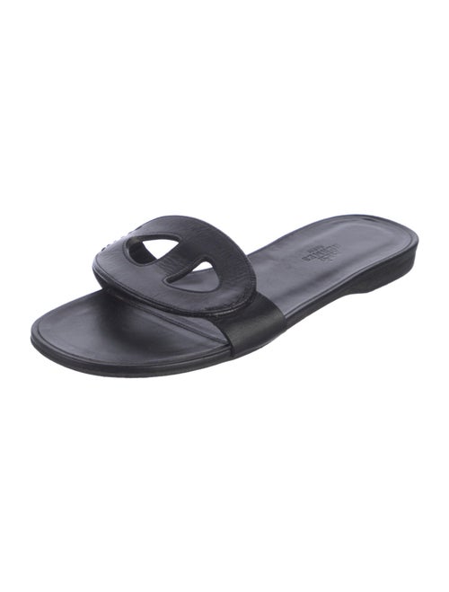 Hermès Lisboa Leather Slides
