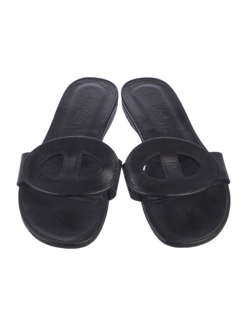 Hermès Lisboa Leather Slides