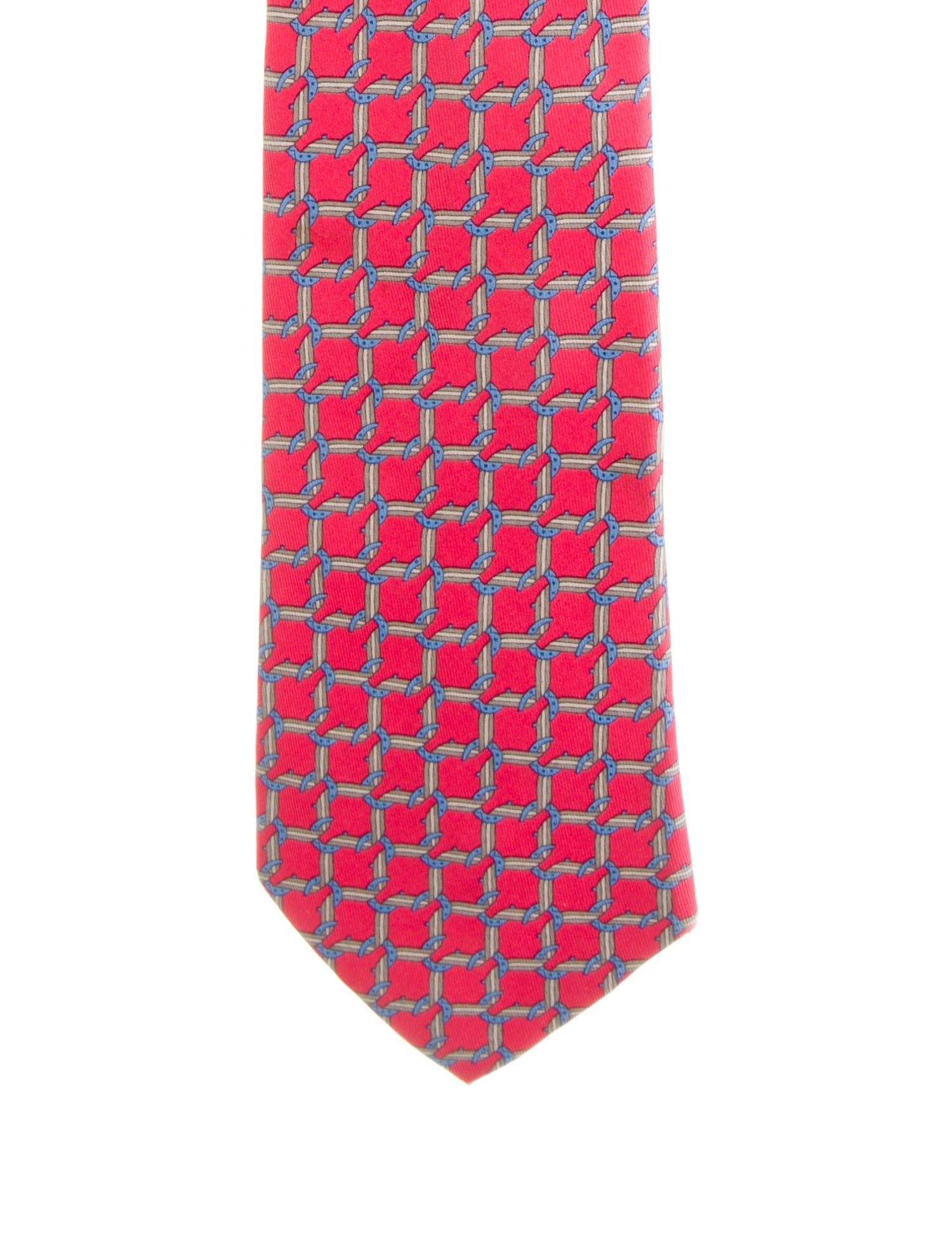 Hermès Silk Patterned Tie