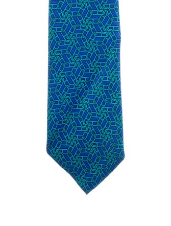 Hermès Silk Patterned Tie