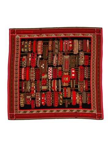 Hermès Scarves and Shawls Colliers de Chiens Cashmere Shawl 140cm