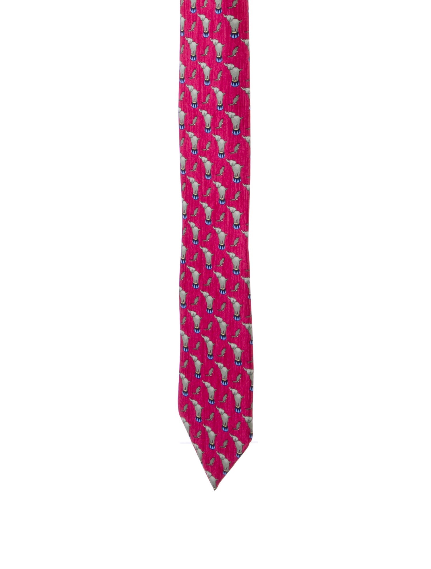 Hermès Pattern Printed Tie