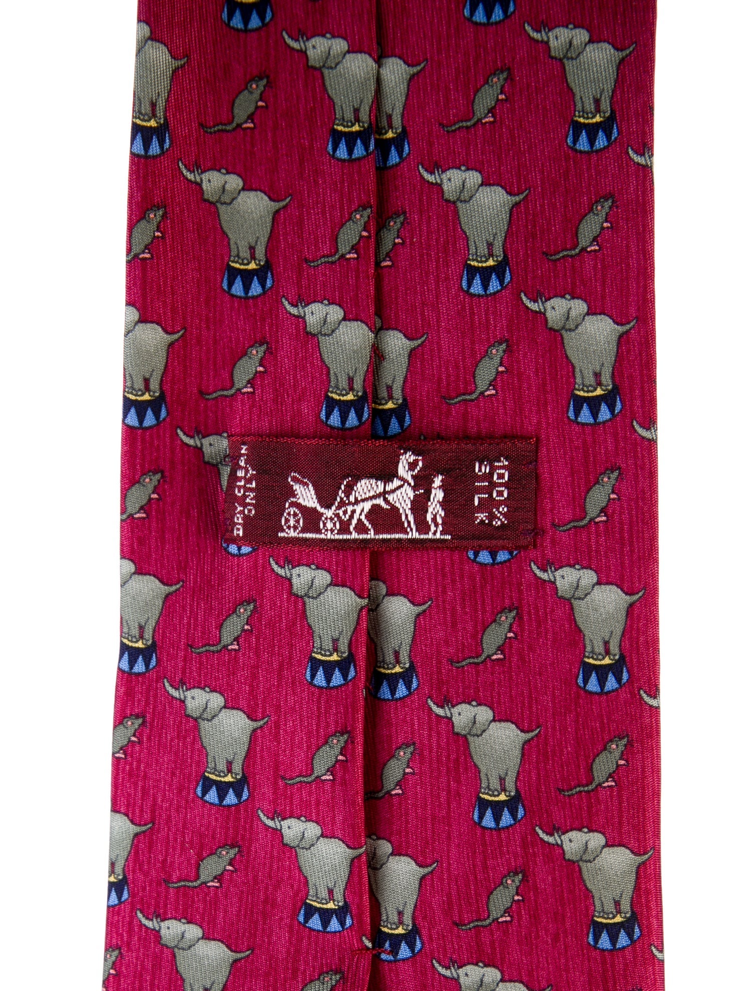 Hermès Pattern Printed Tie