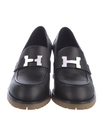 Hermès Foch 60 H Logo Pumps