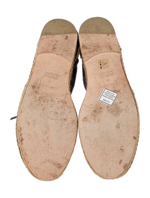 Hermès Canvas Espadrilles