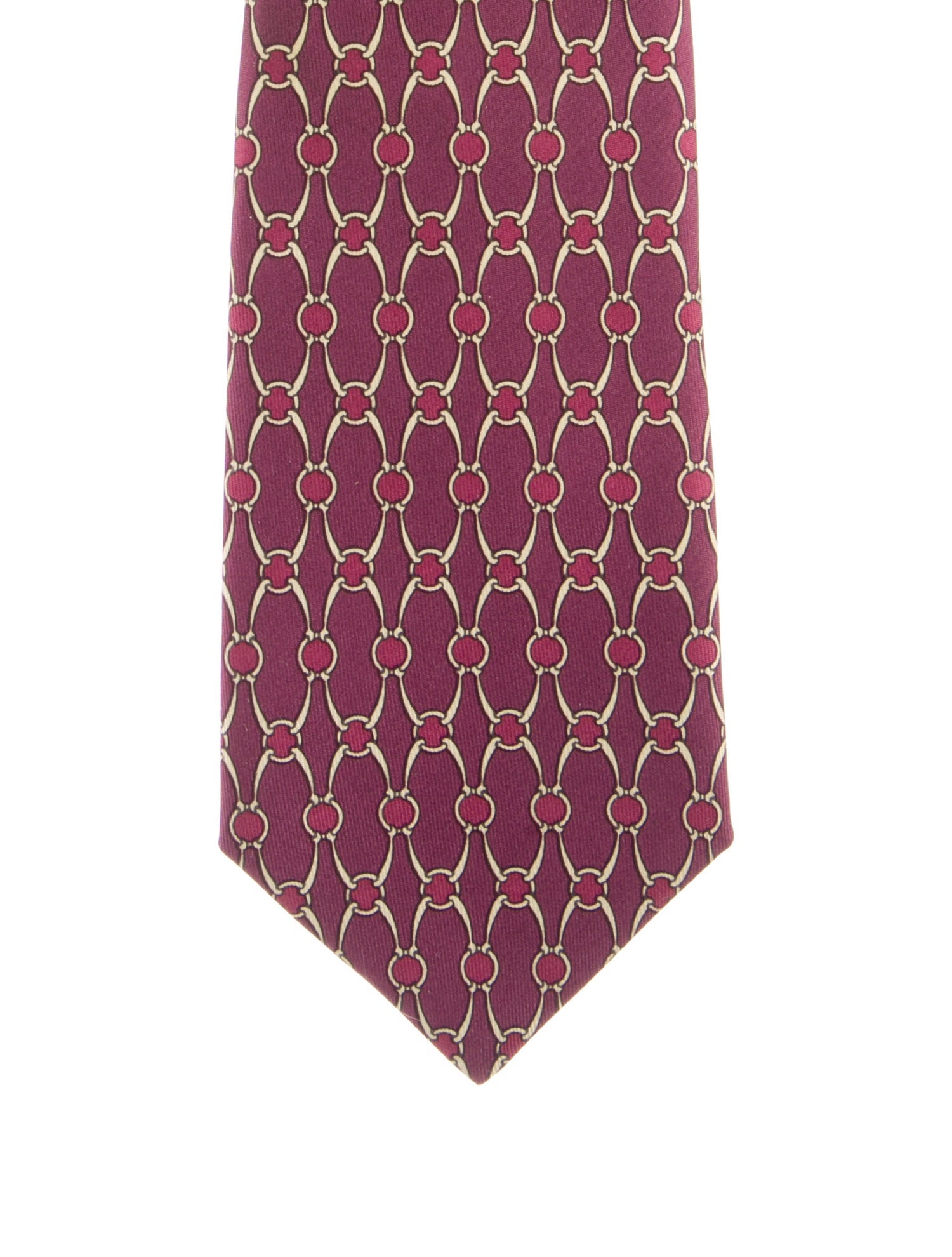 Hermès Silk Pattern Tie