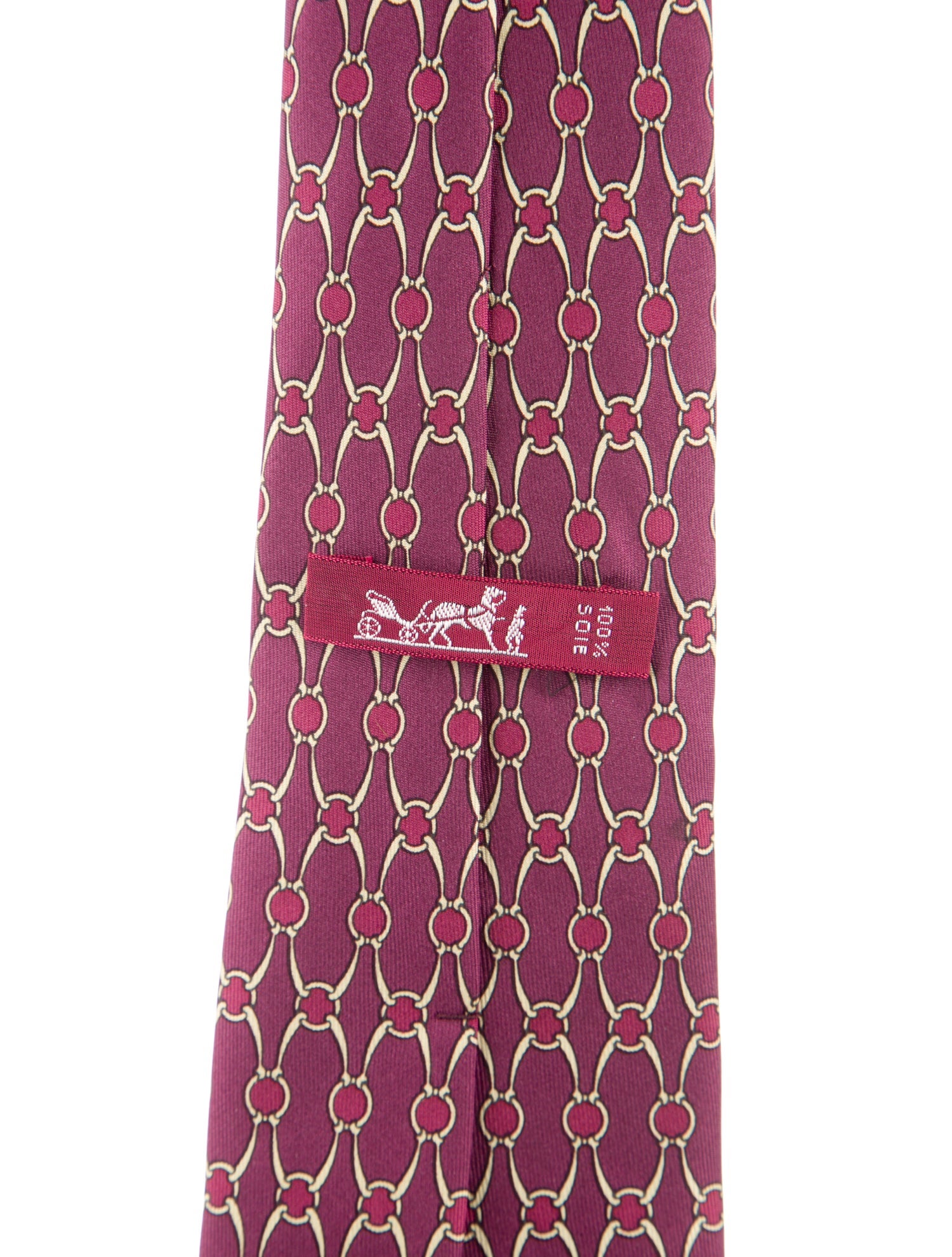 Hermès Silk Pattern Tie